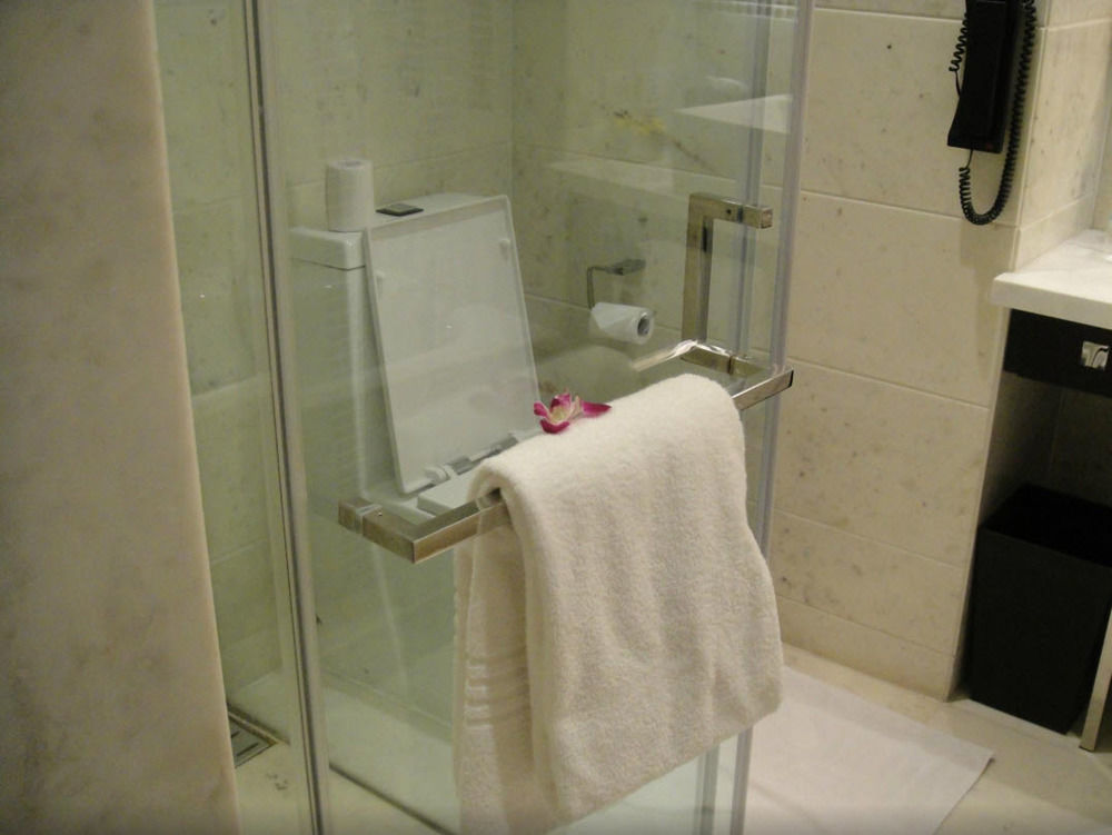 Jaipur Marriott Hotel Buitenkant foto A shower door